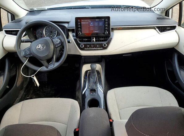 JTDEPRAE8LJ010385 2020 TOYOTA COROLLA Серебряный Вид панели приборов