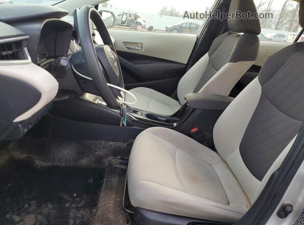 JTDEPRAE8LJ010385 2020 TOYOTA COROLLA Серебряный Вид салона спереди