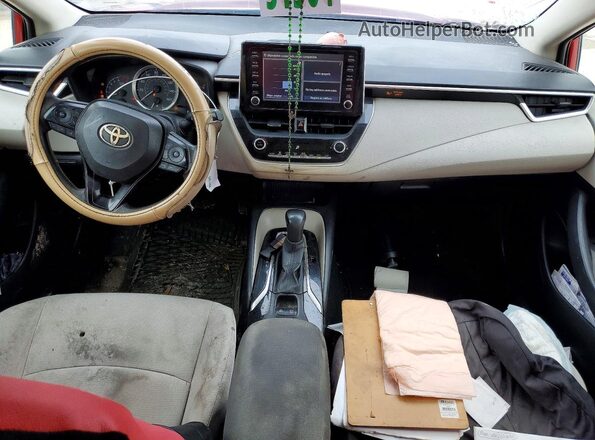 JTDEPRAE8LJ053253 2020 TOYOTA COROLLA Red Vista del salpicadero