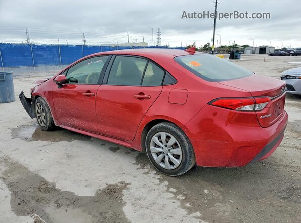 JTDEPRAE8LJ053253 2020 TOYOTA COROLLA Red Trasero izquierdo