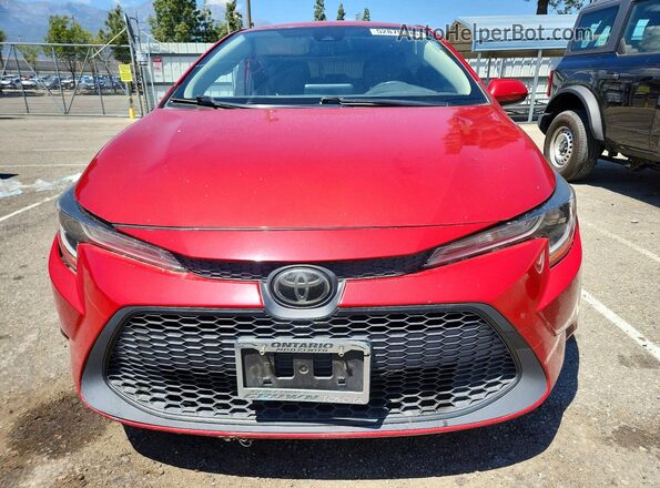JTDEPRAE9LJ108020 2020 TOYOTA COROLLA Red Դիմացի տեսք