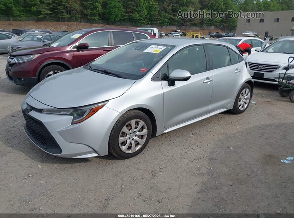 JTDEPRAEXLJ056025 2020 TOYOTA COROLLA Silver Առջևի ձախ երեք քառորդ տեսարան