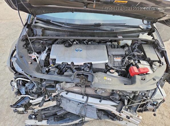 JTDKAMFP1M3173614 2021 TOYOTA PRIUS Charcoal Vista interior trasera