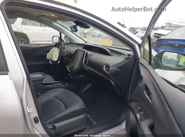 JTDKAMFP1M3187576 2021 TOYOTA LIMITED Silver Вид салону спереду