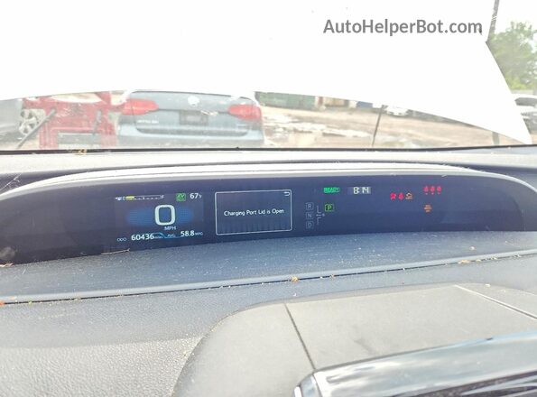 JTDKAMFP5N3203067 2022 TOYOTA PRIUS White Вид щитка приладів