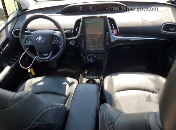 JTDKAMFP6M3167226 2021 TOYOTA PRIUS Белый Вид панели приборов