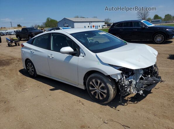 JTDKAMFP6M3167226 2021 TOYOTA PRIUS Белый Передняя правая четверть