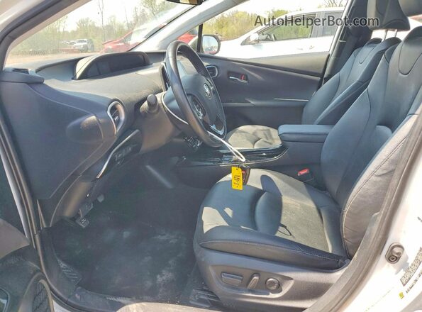 JTDKAMFP6M3167226 2021 TOYOTA PRIUS Белый Вид салона спереди