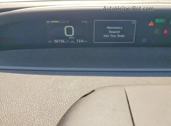 JTDKAMFP6M3167226 2021 TOYOTA PRIUS Белый Вид щитка приборов
