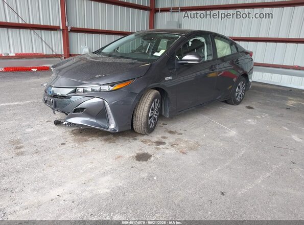JTDKAMFP9N3206148 2022 TOYOTA PRIUS PRIME Gray Vista tres cuartos delantera izquierda