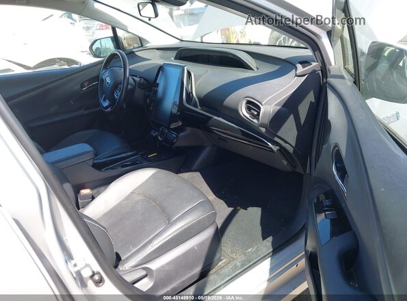 JTDKAMFP9N3227954 2022 TOYOTA PRIUS PRIME Gray Widok wnętrza z przodu