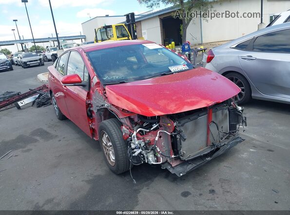 JTDKAMFPXM3166421 2021 TOYOTA PRIUS PRIME Red Front view