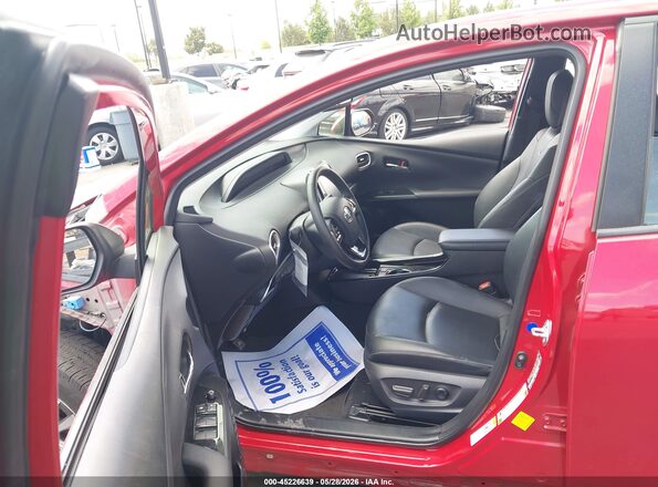 JTDKAMFPXM3166421 2021 TOYOTA PRIUS PRIME Red Front interior view
