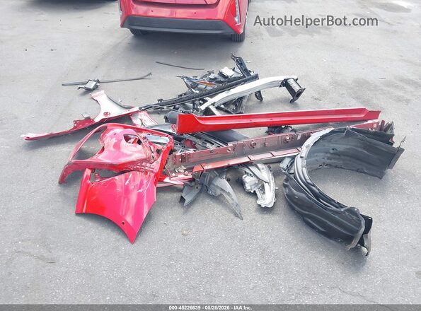 JTDKAMFPXM3166421 2021 TOYOTA PRIUS PRIME Red 