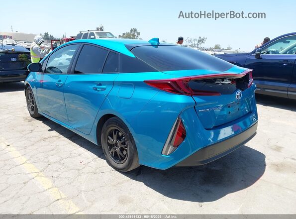 JTDKAMFPXM3170033 2021 TOYOTA PRIUS PRIME Teal 