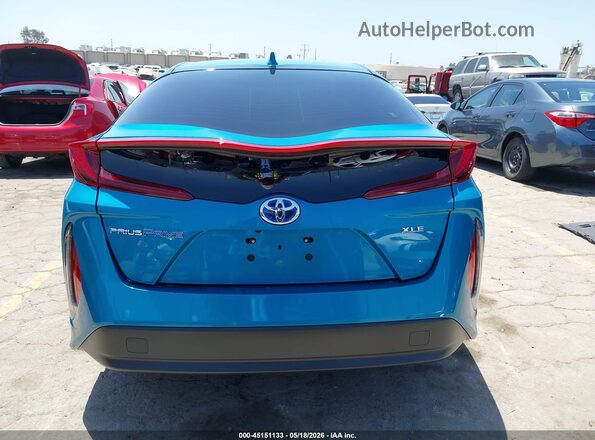 JTDKAMFPXM3170033 2021 TOYOTA PRIUS PRIME Teal 