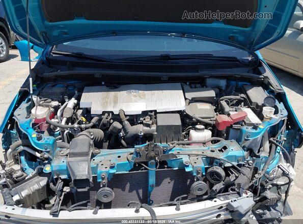 JTDKAMFPXM3170033 2021 TOYOTA PRIUS PRIME Teal 