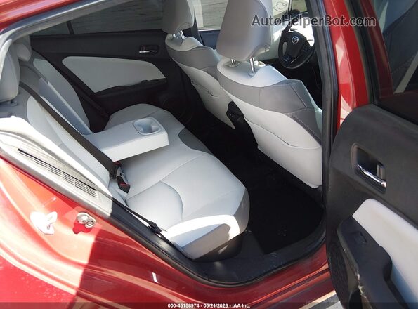 JTDKAMFPXN3203405 2022 TOYOTA PRIUS PRIME Burgundy Widok naklejki z numerem VIN