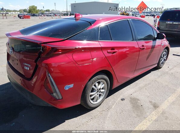 JTDKAMFPXN3203405 2022 TOYOTA PRIUS PRIME Burgundy Tył prawy