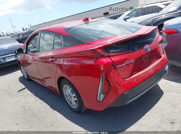 JTDKAMFPXN3222987 2022 TOYOTA PRIUS PRIME Red Rear left