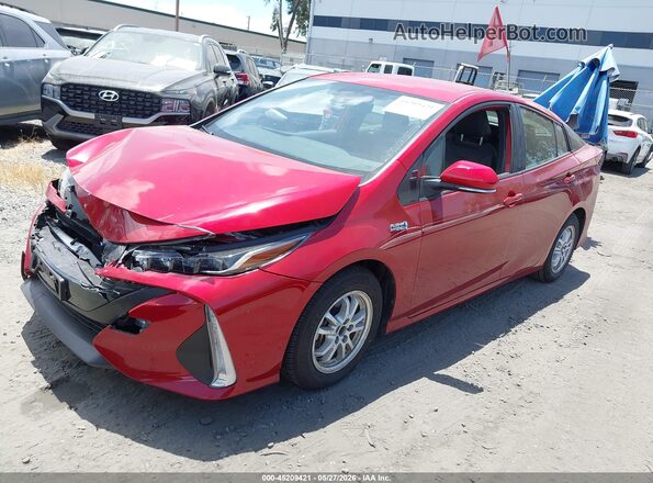 JTDKAMFPXN3222987 2022 TOYOTA PRIUS PRIME Red Front left