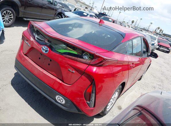 JTDKAMFPXN3222987 2022 TOYOTA PRIUS PRIME Red Rear right