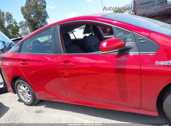 JTDKAMFPXN3222987 2022 TOYOTA PRIUS PRIME Red Rear interior view