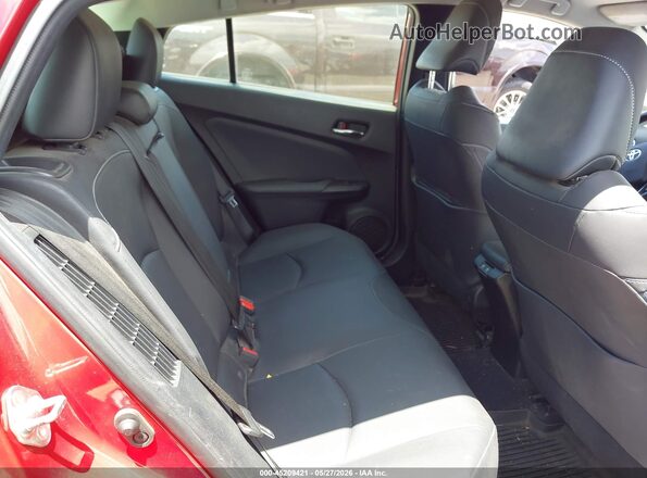 JTDKAMFPXN3222987 2022 TOYOTA PRIUS PRIME Red VIN sticker view
