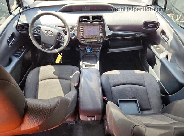 JTDKAMFU1M3141090 2021 TOYOTA PRIUS Black Vista del salpicadero