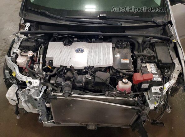 JTDKAMFU3M3143438 2021 TOYOTA PRIUS Серебряный 