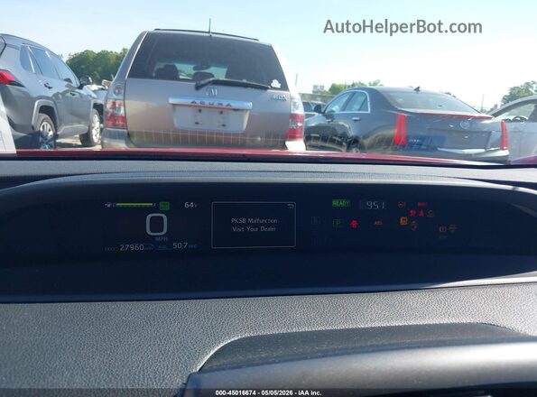 JTDKAMFU4M3126826 2021 TOYOTA PRIUS Красный 
