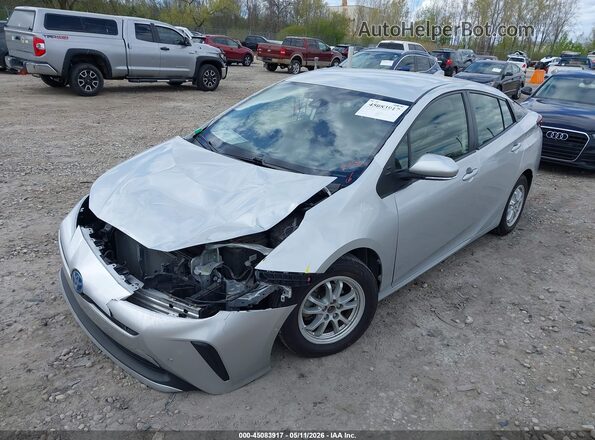 JTDKAMFU6M3141425 2021 TOYOTA LE Silver 
