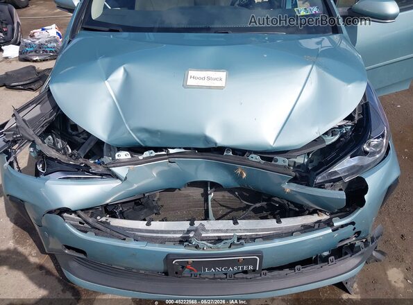 JTDKAMFU7M3128280 2021 TOYOTA PRIUS Light Blue უკანა ხედი