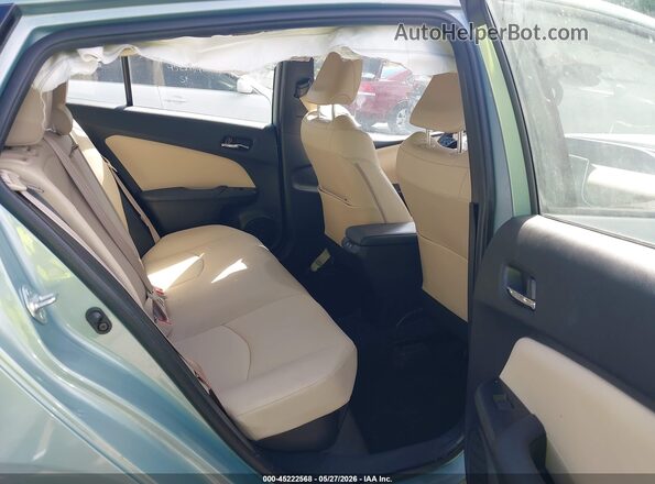 JTDKAMFU7M3128280 2021 TOYOTA PRIUS Light Blue VIN კოდის სტიკერის ხედი