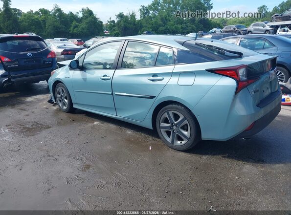 JTDKAMFU7M3128280 2021 TOYOTA PRIUS Light Blue უკანა მარცხენა
