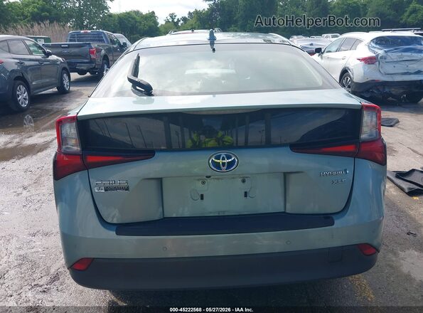 JTDKAMFU7M3128280 2021 TOYOTA PRIUS Light Blue 
