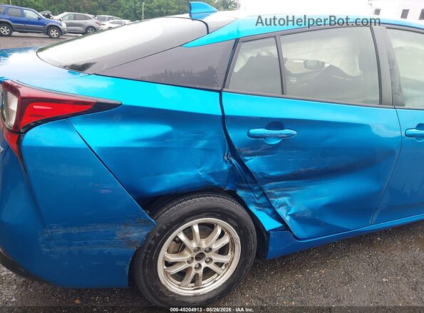JTDKAMFU7M3143975 2021 TOYOTA PRIUS Blue 