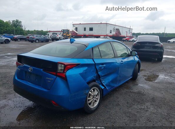 JTDKAMFU7M3143975 2021 TOYOTA PRIUS Blue 