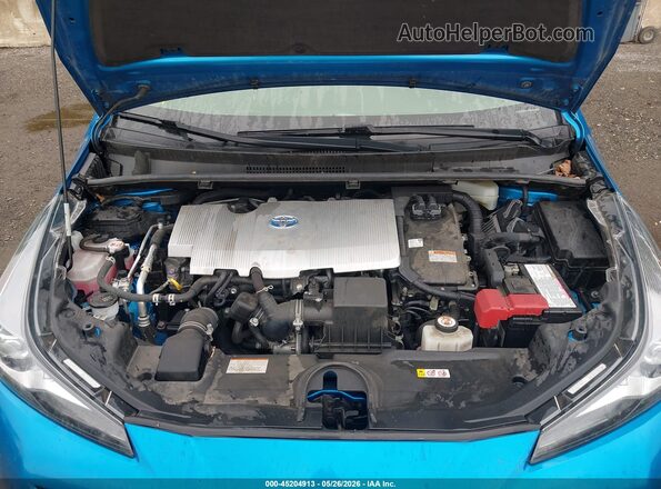 JTDKAMFU7M3143975 2021 TOYOTA PRIUS Blue 