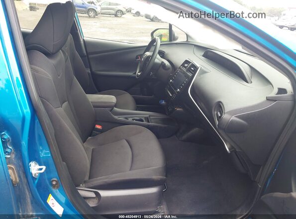JTDKAMFU7M3143975 2021 TOYOTA PRIUS Blue 