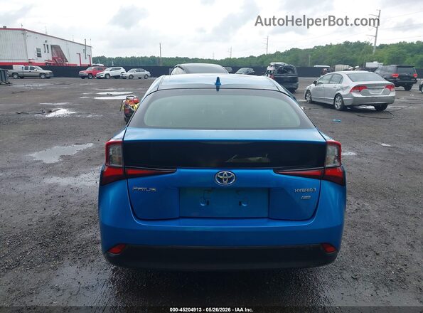 JTDKAMFU7M3143975 2021 TOYOTA PRIUS Blue 