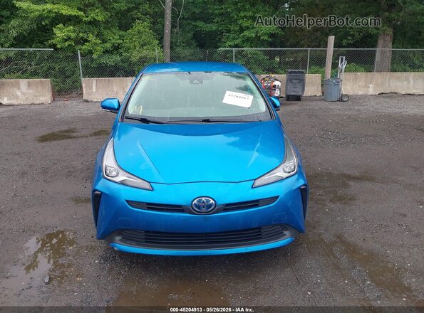 JTDKAMFU7M3143975 2021 TOYOTA PRIUS Blue 