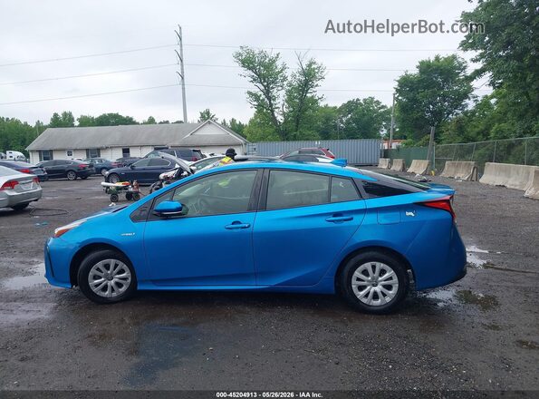 JTDKAMFU7M3143975 2021 TOYOTA PRIUS Blue 