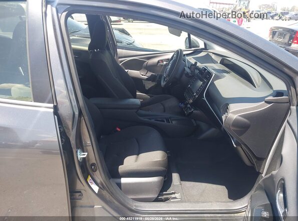 JTDKAMFU9M3149261 2021 TOYOTA PRIUS Gray Սալոնի դիմացի տեսք