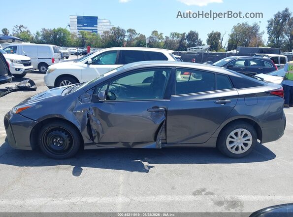 JTDKAMFU9M3149261 2021 TOYOTA PRIUS Gray 