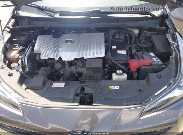 JTDKAMFU9M3149261 2021 TOYOTA PRIUS Gray Հետևի տեսք
