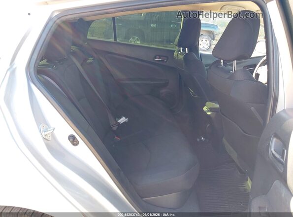 JTDKAMFUXM3135479 2021 TOYOTA PRIUS Серебряный Вид наклейки с VIN-кодом