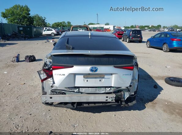 JTDKAMFUXM3135479 2021 TOYOTA PRIUS Серебряный 