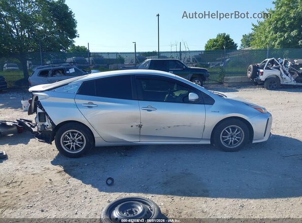 JTDKAMFUXM3135479 2021 TOYOTA PRIUS Серебряный Панорамный вид салона 360°