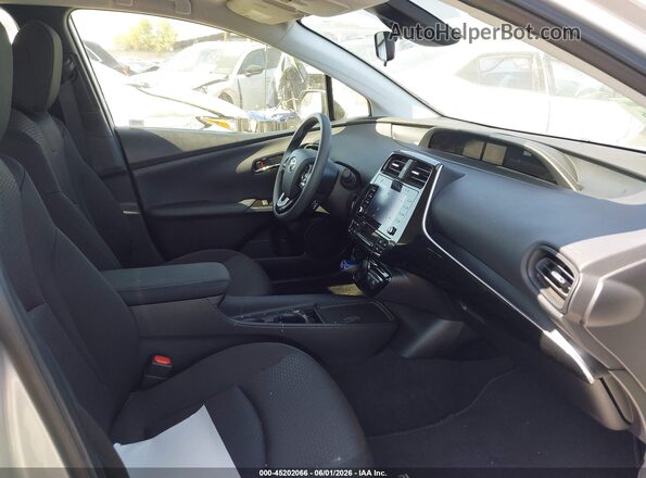 JTDKAMFUXN3186384 2022 TOYOTA PRIUS Silver წინა სალონის ხედი